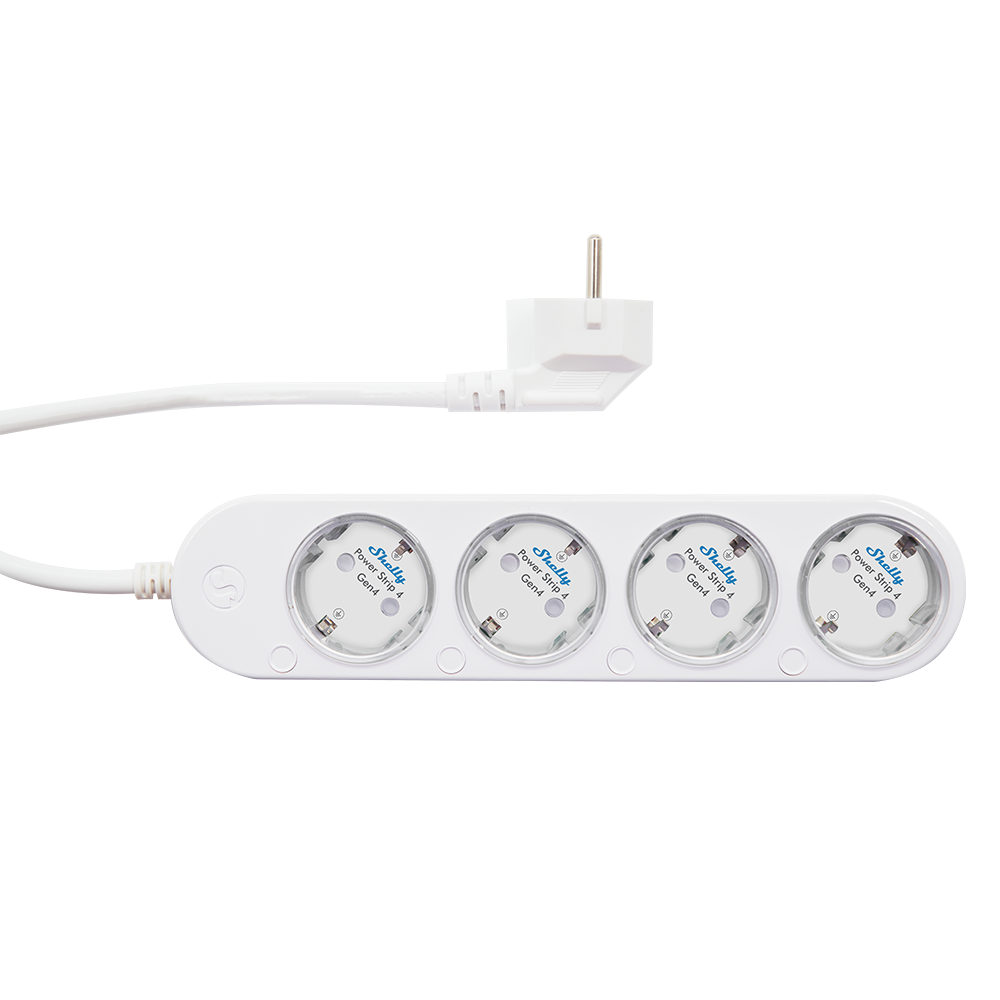 Shelly-Power-Strip4-Gen4-White-main-image-01_758a5146-0963-4631-bdf1-5ea50ce1daa5.png Shelly Power Strip 4 Gen4 Black Wi-Fi/BT + PM - Multipresa smart - immagine 1