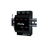 Shelly Wave PRO 3 - versione Long Range, Misuratore di energia, 16A 3 ch. Z-Wave guida DIN