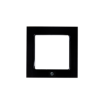 Shelly Wall Frame 3 nera - Pulsante smart. Colore nero