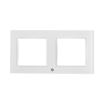 Shelly Wall Frame 3 bianca - Pulsante smart. Colore bianco - immagine 4