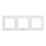 Shelly Wall Frame 3 bianca - Pulsante smart. Colore bianco - immagine 6