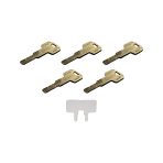 Cilindro modulare GERDA EXXO SMART 31-62/31-62 mm nichel per Tedee PRO e GO2