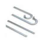 Coppia di bracci curvi telescopici standard