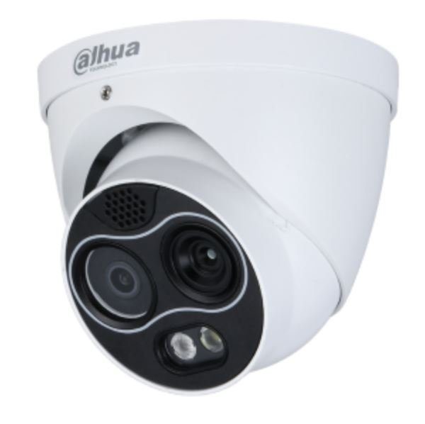 Eyeball termica ibrida IP AI 256x192/4 MP 3.5/4 mm temp.