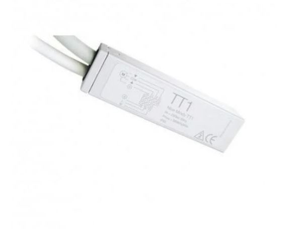 Ricevente con frequenze 433,92 MHz, rolling code. Per tende veneziane. Per il comando di motori fino a 500 W