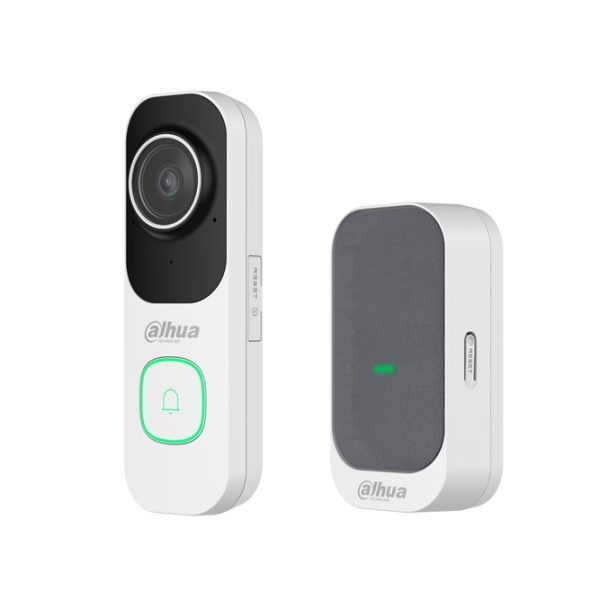 Kit VDP Wi-Fi con VTO bianco e campanello