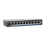 Switch PoE+ (Unmanaged) 8 porte 10/100 FE + 2 porte Uplink 10/100/1000 GE