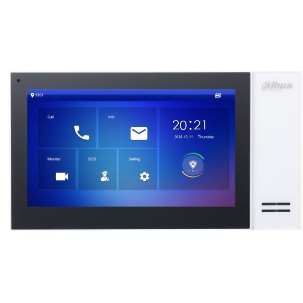 Monitor interno VTH IP 7" bianco