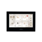 Monitor interno IP 7" touch PoE, nero