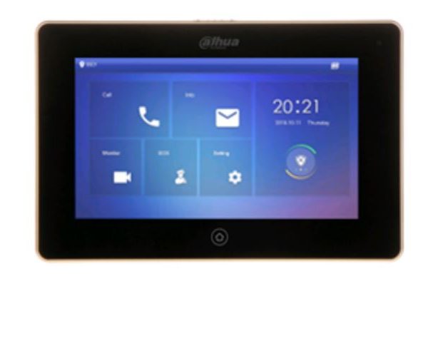 Monitor interno VTH IP/Wi-Fi 7" nero