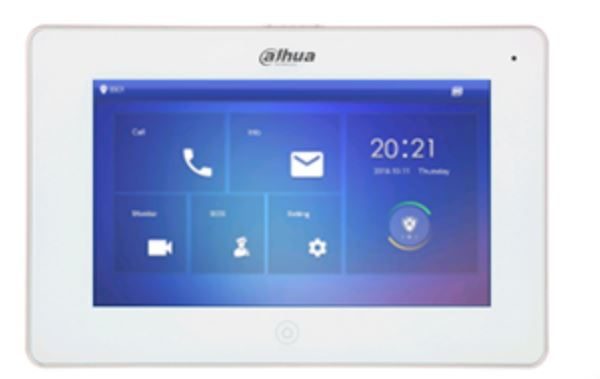 Monitor interno VTH IP/Wi-Fi 7" bianco