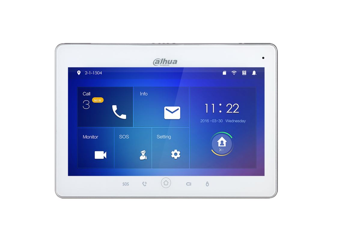 VTH5241DW-S2 Monitor interno VTH IP/Wi-Fi 10" bianco - immagine 1