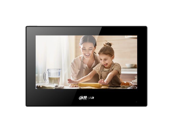 VTH5321GB-W Monitor interno VTH IP/Wi-Fi 7" nero Android - immagine 1