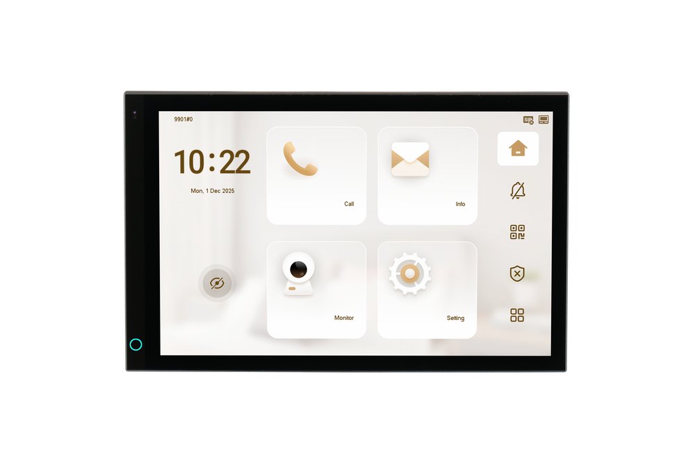 VTH5741A-WP Monitor interno VTH IP/Wi-Fi 10.1" nero - immagine 1