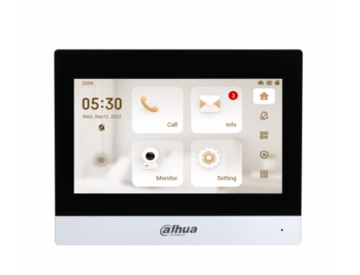 VTH8621KMS-WP Monitor interno VTH IP/Wi-Fi 7" argento - immagine 1