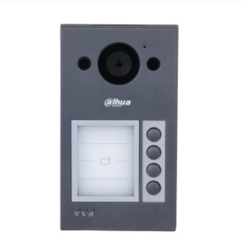 VTO3312Q-P Posto esterno VTO IP/bifilare IK08 1/2/4 tasti, lettore card - immagine 1