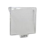 Protezione trasparente per pulsante di allarme EC0020/IC0020. (conf. 10 pz.)