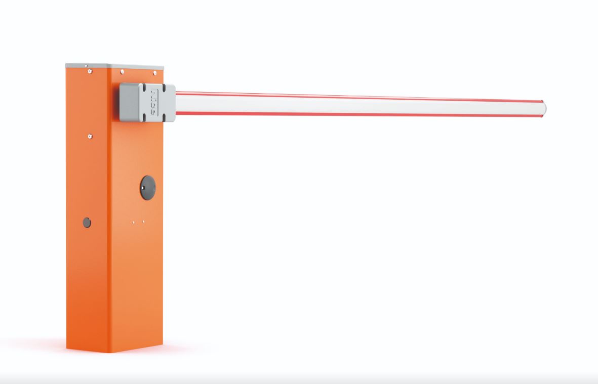 WIDEM Irreversibile 230 Vac, motore 24 Vdc, con base di ancoraggio inclusa. Per aste fino a 4 m, con contenitore in acciaio zincato e verniciato - immagine 1