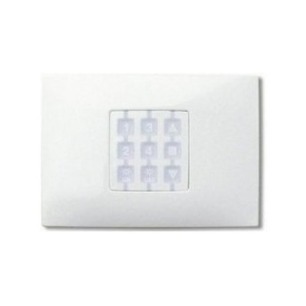 WRW Placca a parete rettangolare, bianco - immagine 1