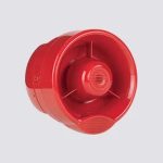 Sirena Wireless bi direzionale serie FireVibes, montaggio a muro, IP65. Colore rosso.