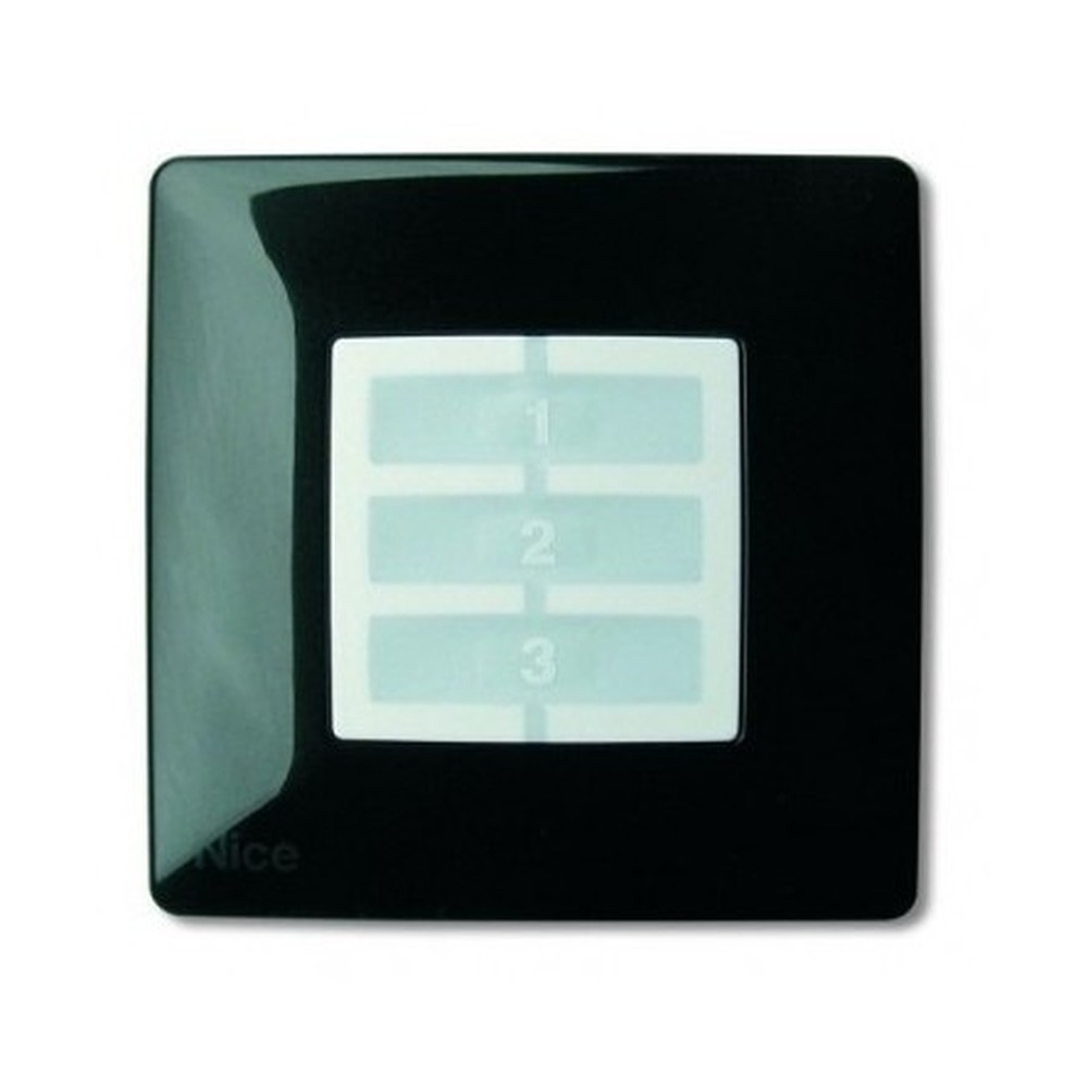 WSB Placca a parete quadrata, nero - immagine 1