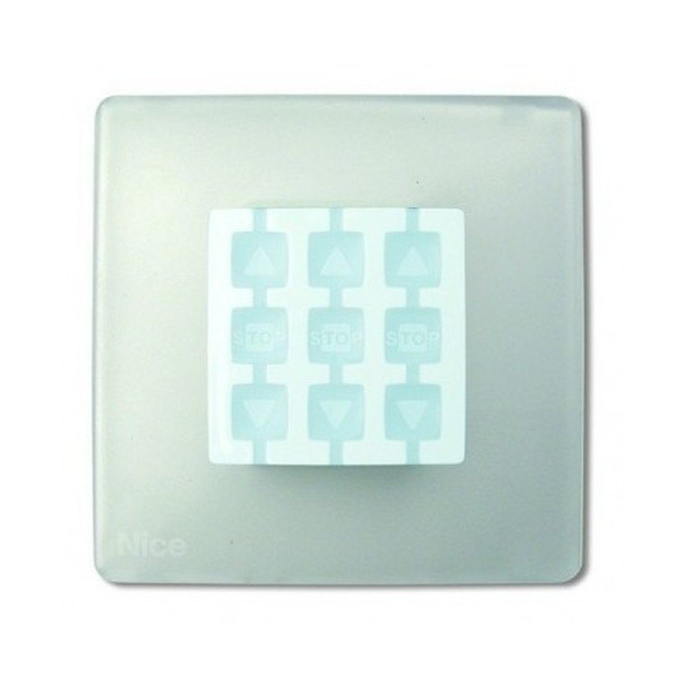 WST Placca a parete quadrata, trasparente neutro - immagine 1