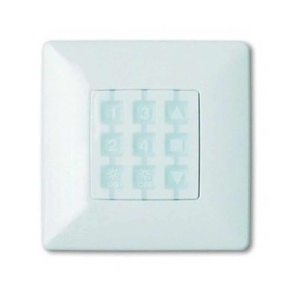 WSW Placca a parete quadrata, bianco - immagine 1