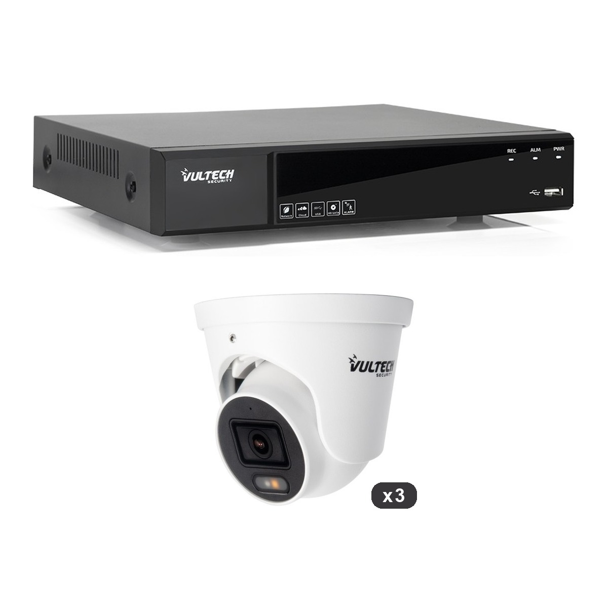 kit-vs-eco-dome-collage Kit videosorveglianza NVR 8ch + 3 Dome IP 6MP ECO - immagine 1