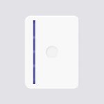 Lettore di prossimità per montaggio a parete. 4 LED. Buzzer. IP34. Contenitore termoplastico colore bianco.