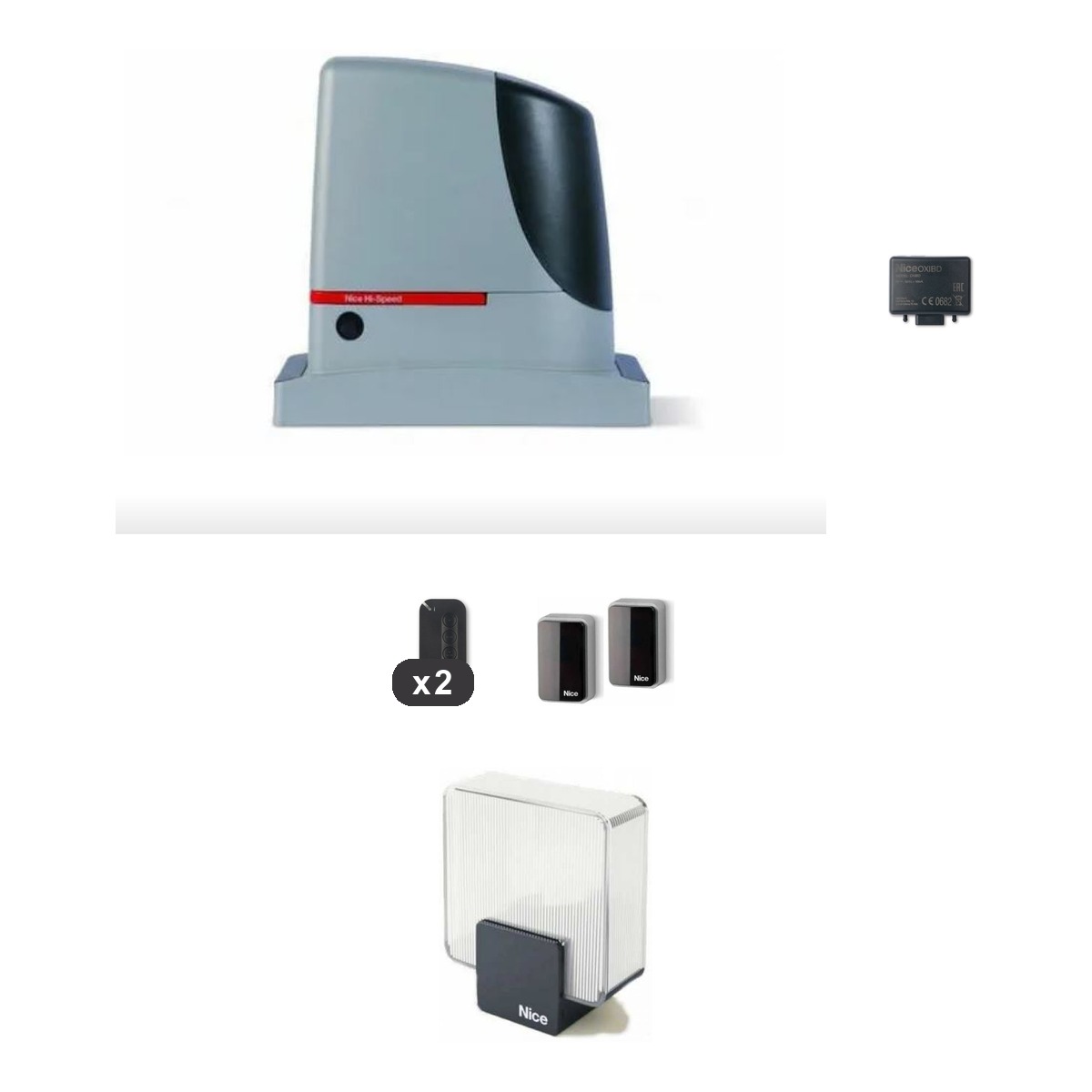 run1200hsklt-collage Kit Nice Run 1200 HS per cancelli scorrevoli fino a 1200 kg - immagine 1