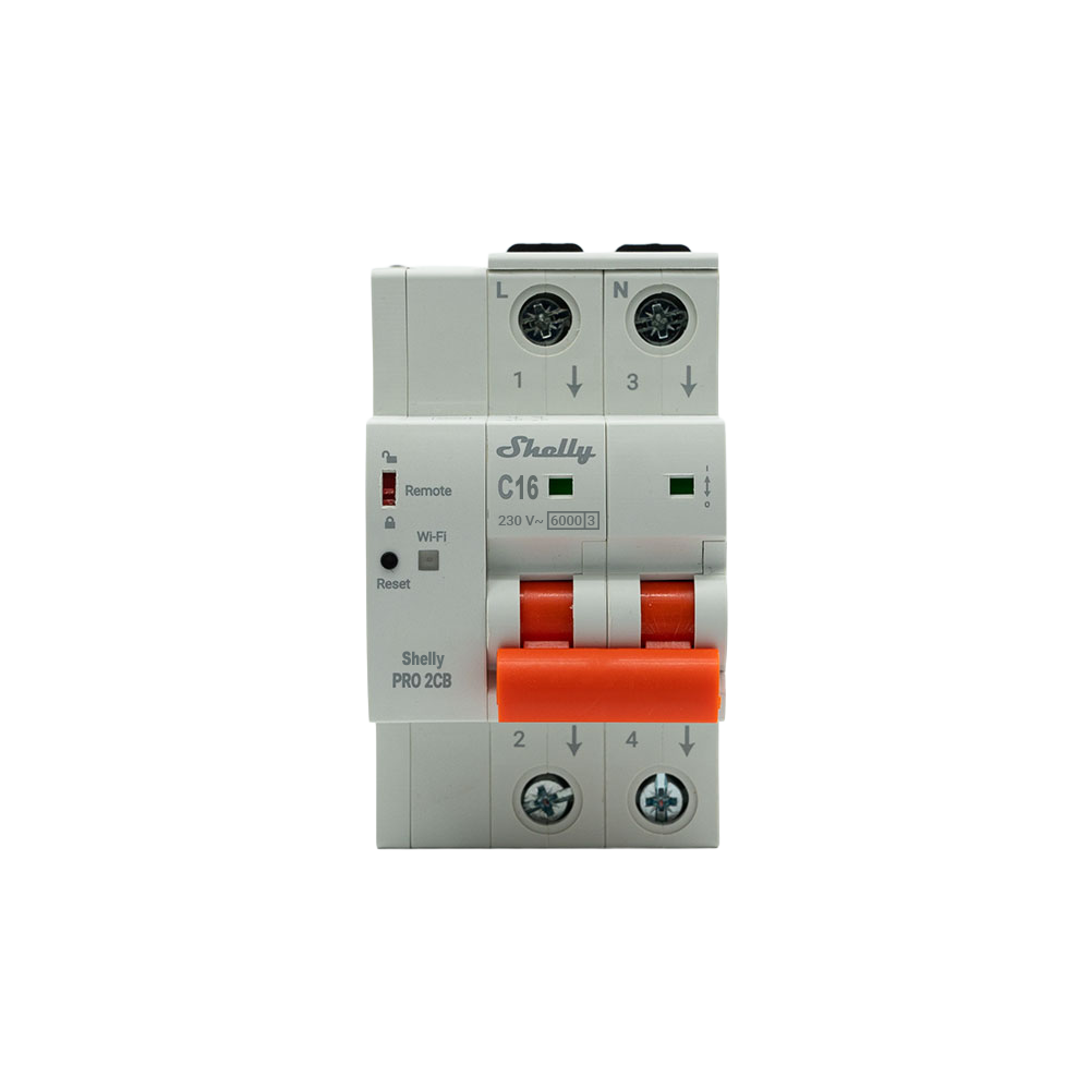 shelly-PRO_2_CB_C16_front-1.png Shelly Pro 2CB C16A Wi-Fi/LAN - Interruttore automatico smart, guida DIN - immagine 1