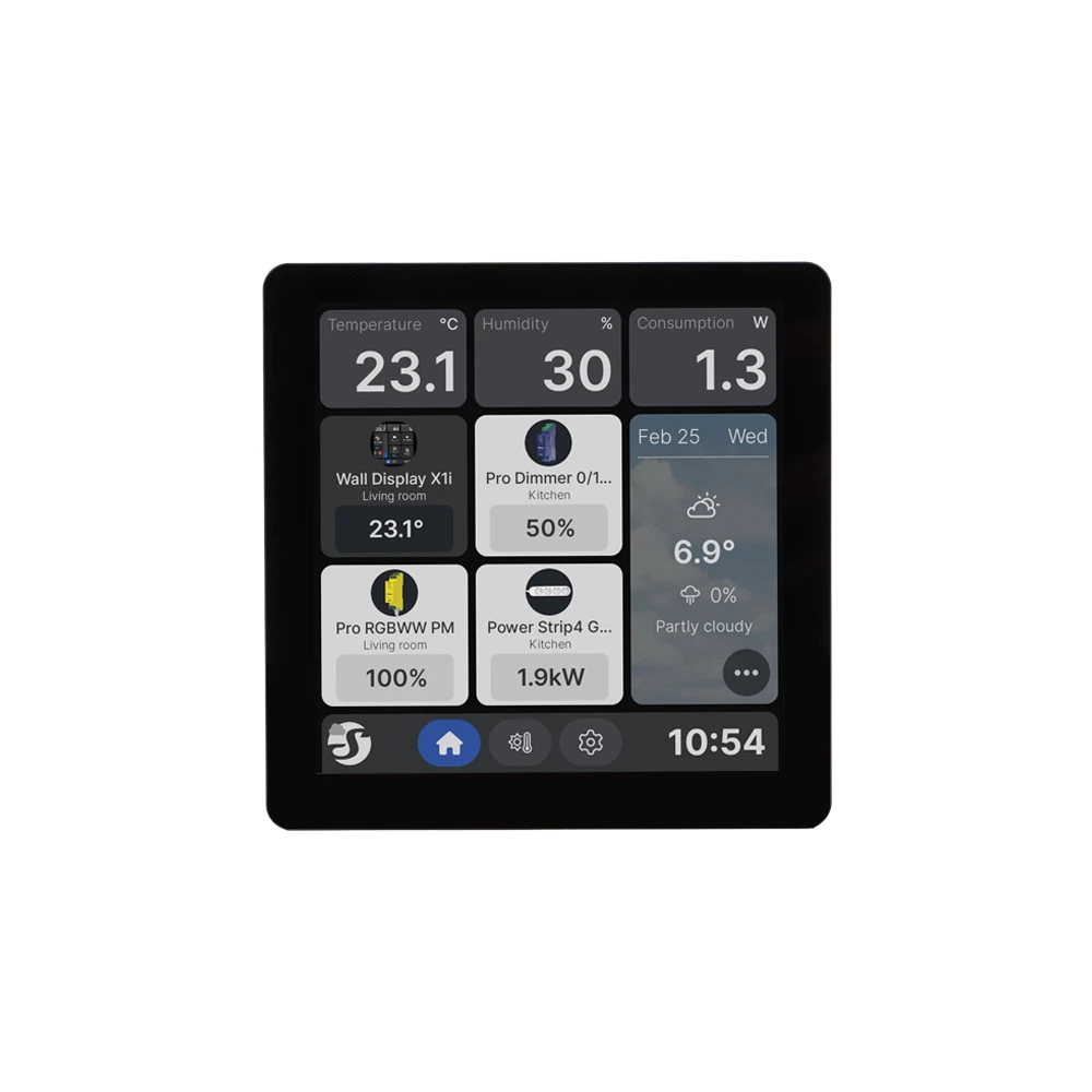 Shelly-Wall-Display-X1i-Black_main-image.png Shelly Wall Display X1i Nero - Pannello touch da parete 720×720 Android 11 con base di alimentazione - immagine 1