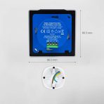 Shelly Wall Display X1i Argento - Pannello touch da parete 720×720 Android 11 con base di alimentazione - immagine 4