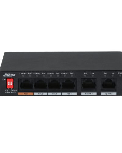 Switch PoE 6 porte (4 PoE 60 W)