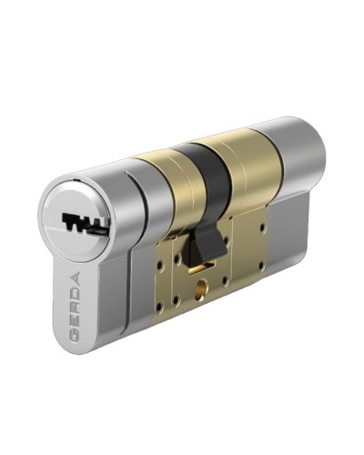 Cilindro modulare GERDA EXXO SMART 31-62/31-62 mm nichel per Tedee PRO e GO2