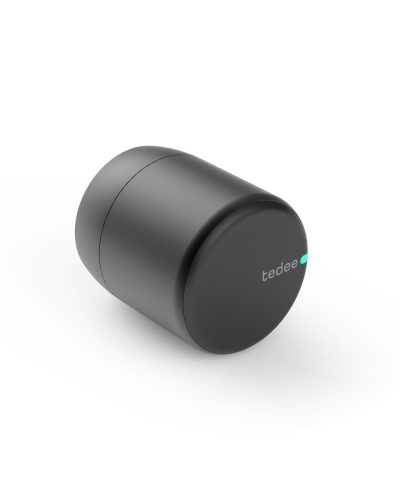 Serratura smart Tedee PRO nera per cilindro europeo